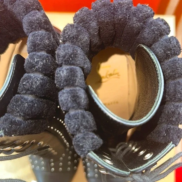 CHRISTIAN LOUBOUTIN Dakita 100 Studded Booties Ankle Boots & Booties